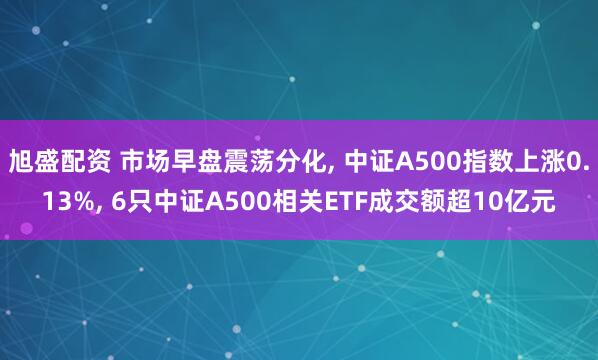 旭盛配资 市场早盘震荡分化, 中证A500指数上涨0.13%, 6只中证A500相关ETF成交额超10亿元